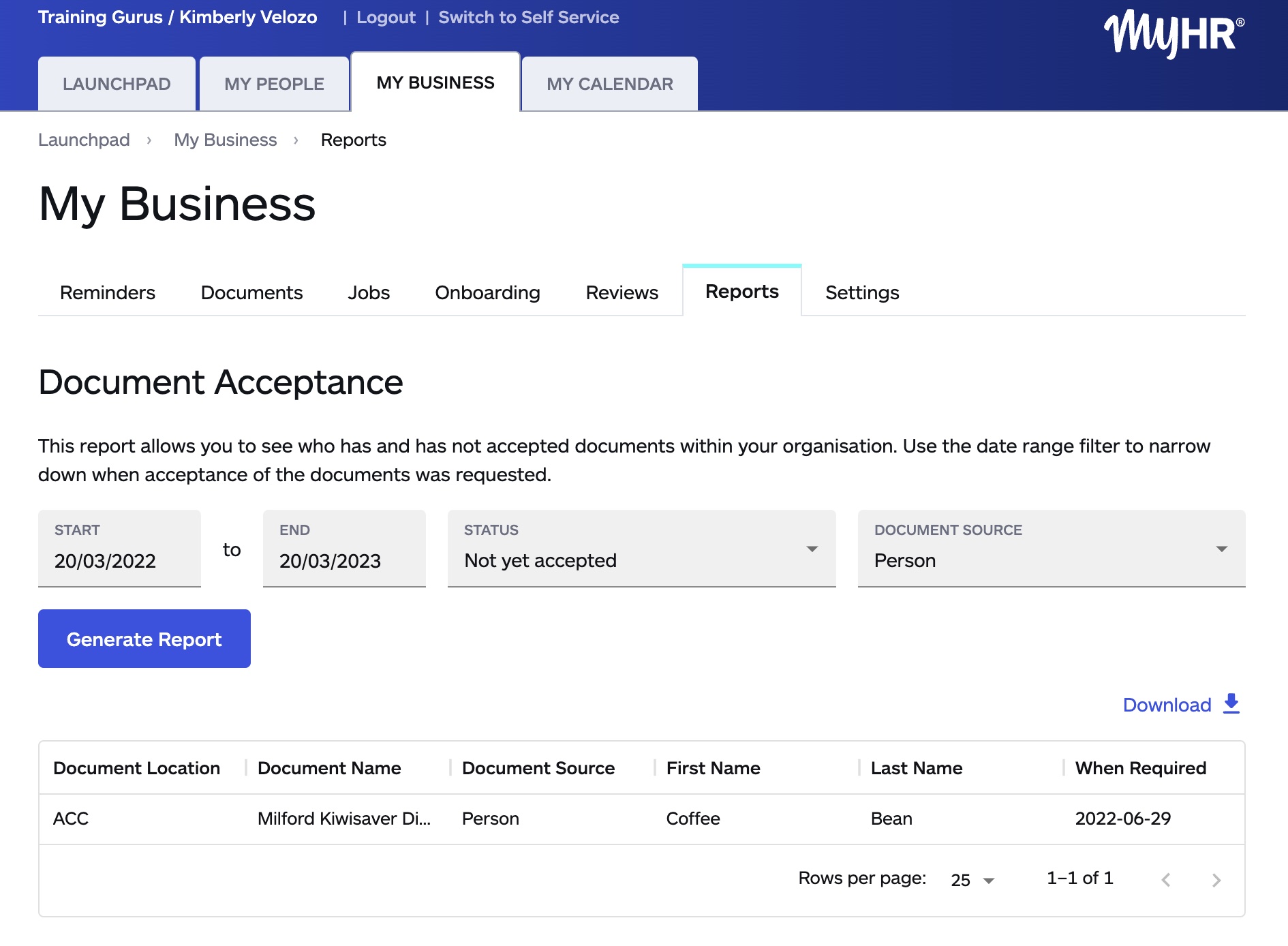 MyHR product updates April 2023 MyHR AU